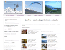 Tablet Screenshot of location-les-arcs.fr